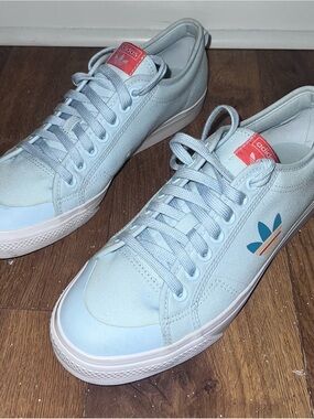 Limited Edition Men’s Adidas Nizza Pale Blue